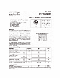 DataSheet IRF7807D1 pdf